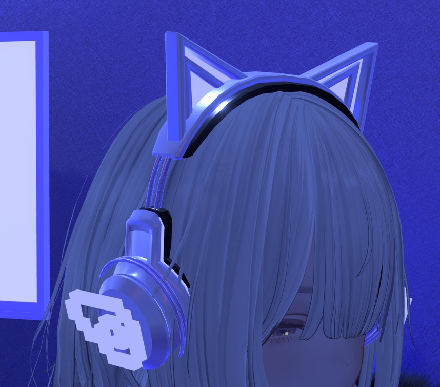 【期間限定半額販売！】KAWAII ネコミミ ヘッドフォン【VRC】