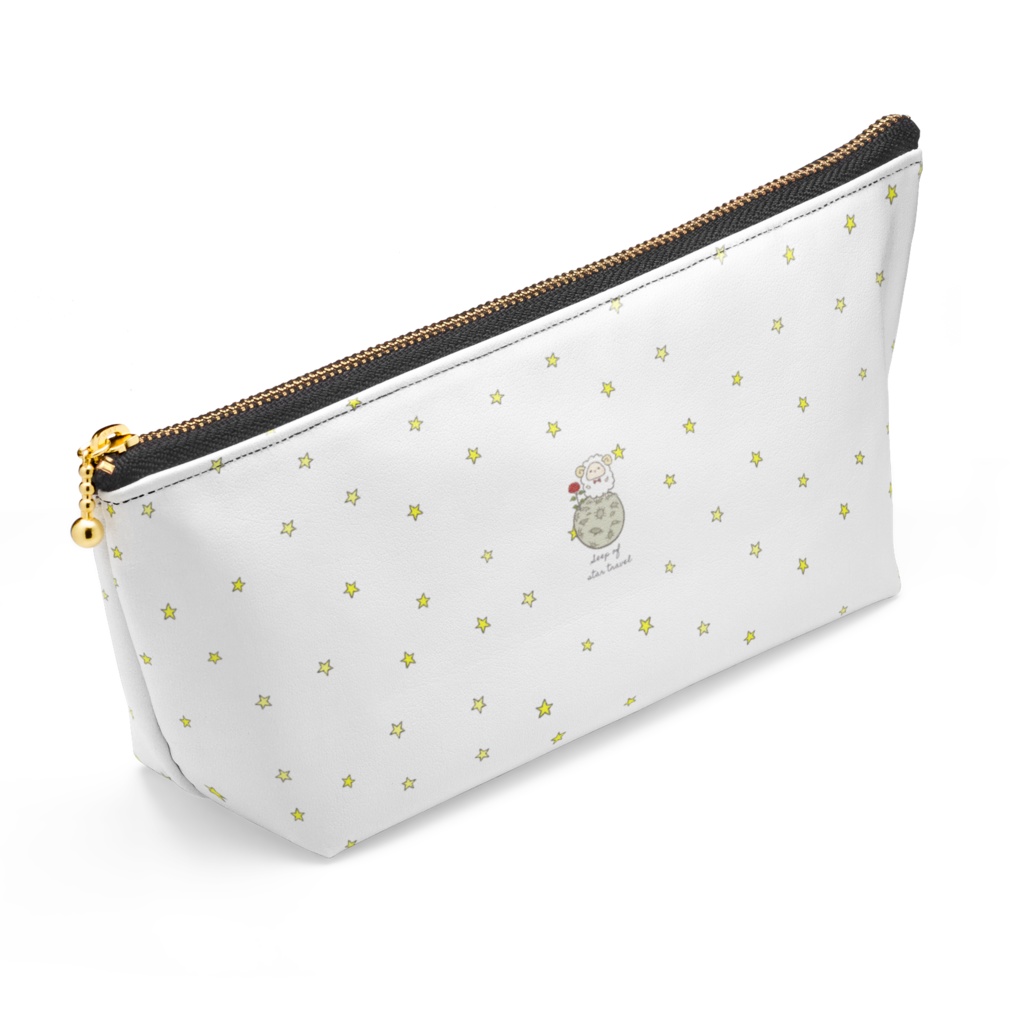 星を巡るひつじの旅 三角ポーチ