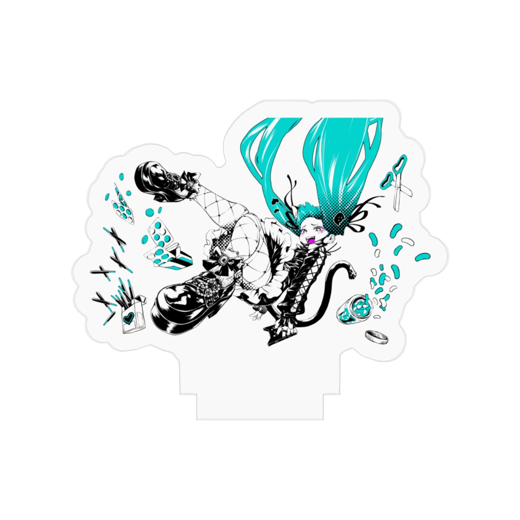 にャんでるぴぇ アクリルフィギュア