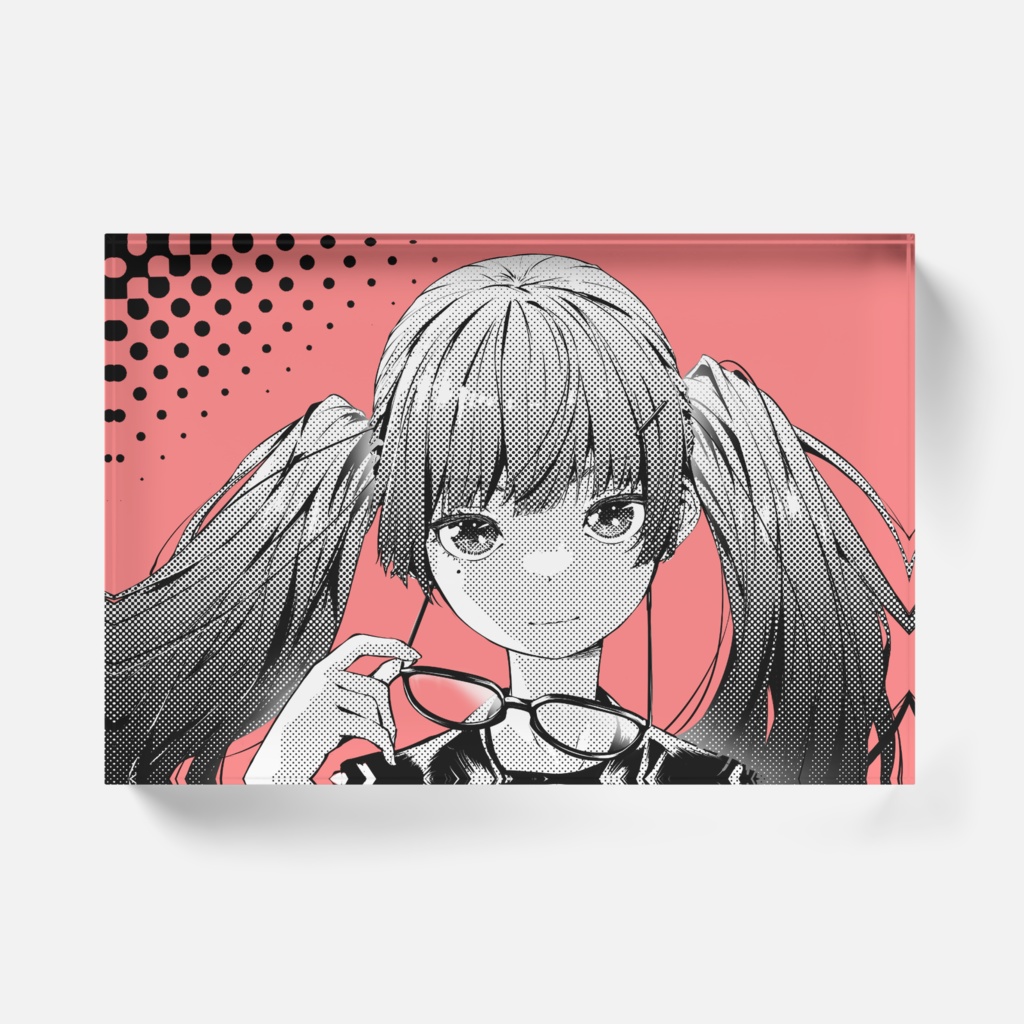 だしねアクリルブロック(アップ)148x100mm