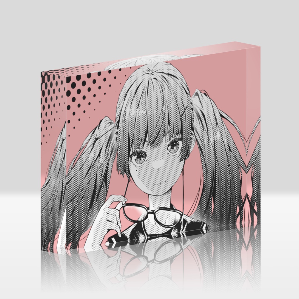 だしねアクリルブロック(アップ)148x100mm