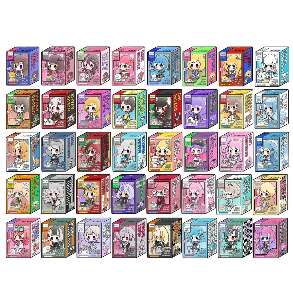 【C107新作】HOLO　FIGURE COLLECTION　アクリルキーホルダー