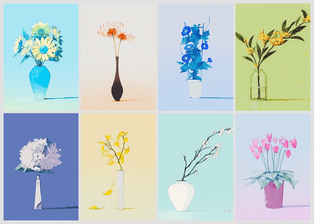 2026年　Flower カレンダー