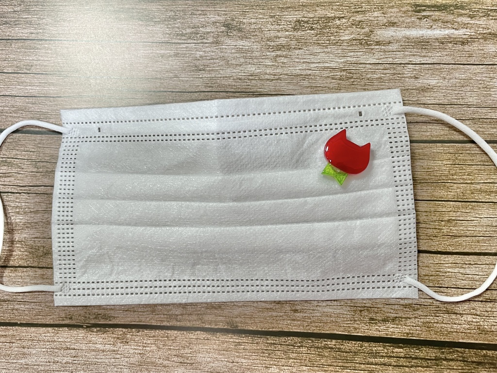 江モチーフ マスクピアス(マグネット式チャーム)