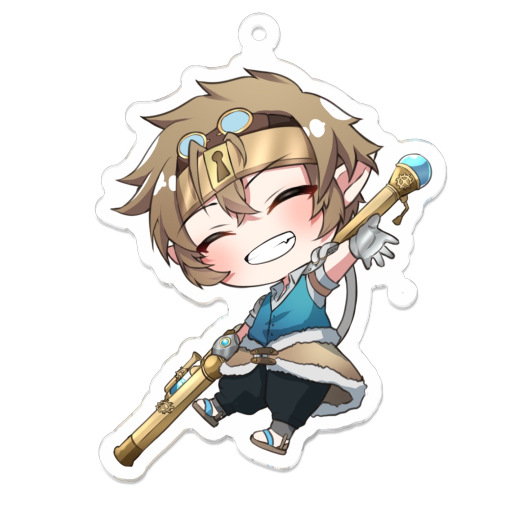 つんつん アクリルキーホルダー Ver.ミニキャラ(笑顔)