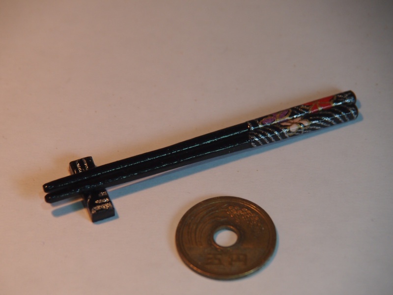 1/3サイズ 千代紙柄のお箸二膳セット(夫婦箸)