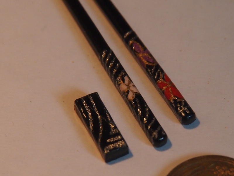 1/3サイズ 千代紙柄のお箸二膳セット(夫婦箸)