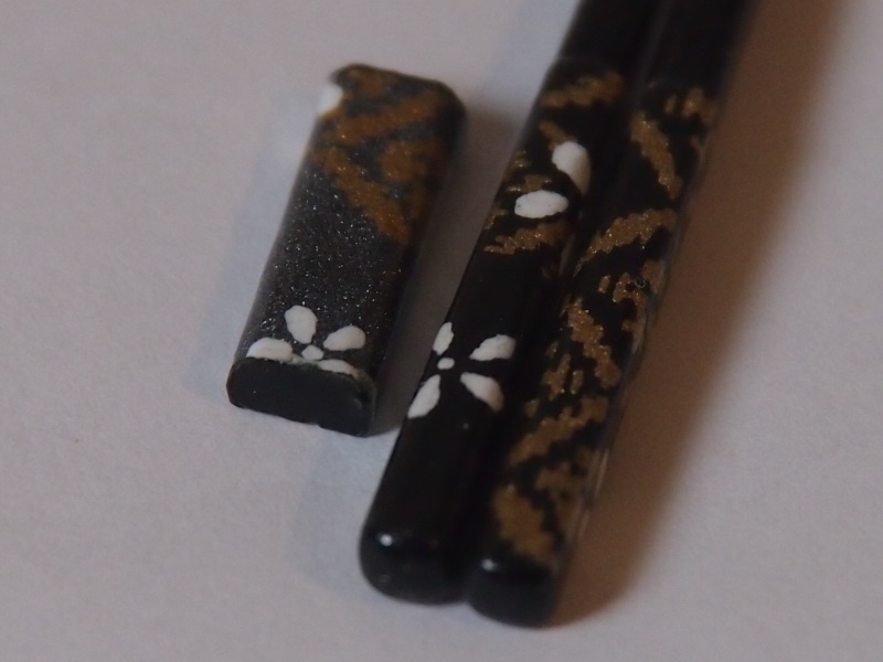 １／３サイズ 千代紙柄のお箸（長め）No.5