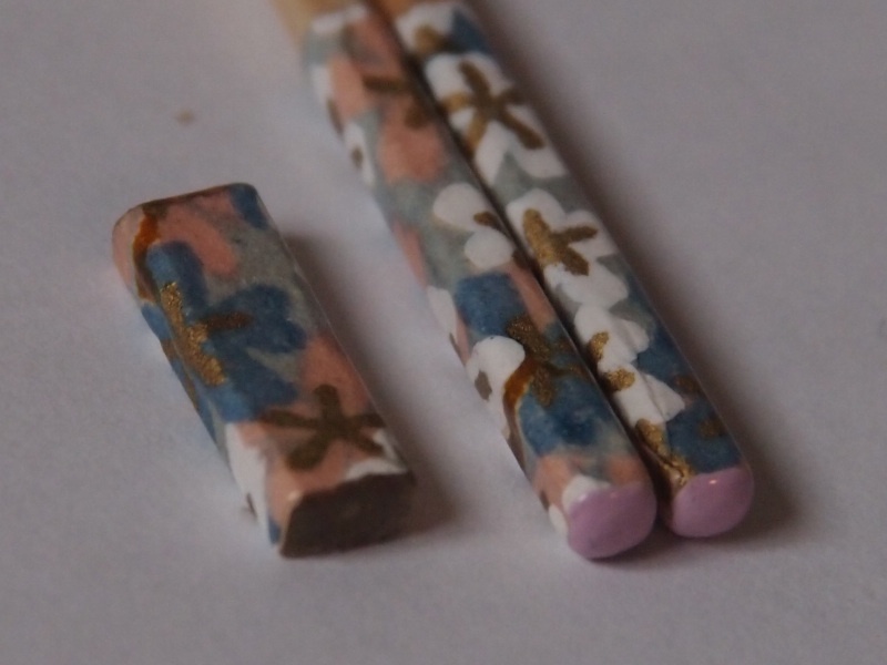 １／３サイズ 千代紙柄のお箸 No.9