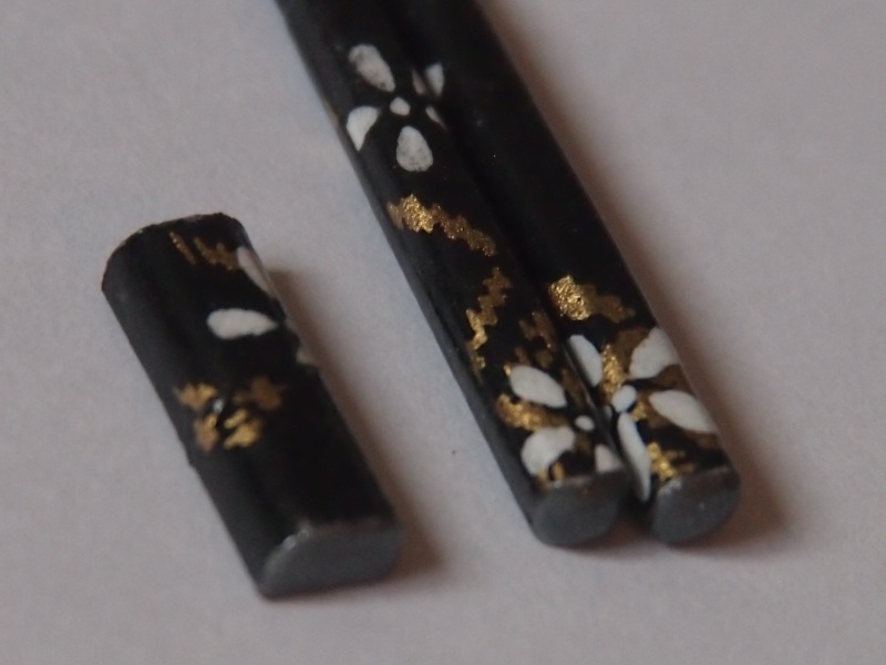 １／３サイズ 千代紙柄のお箸 No.17