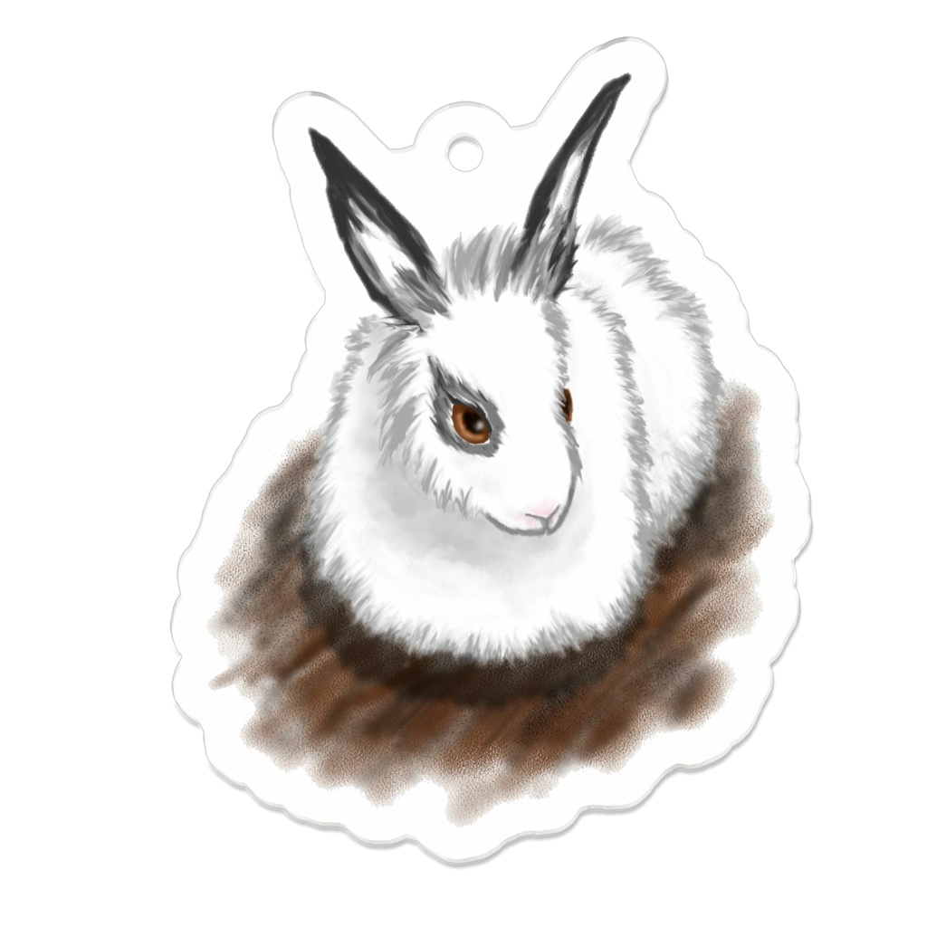 うさぎ（アクリルキーホルダー）