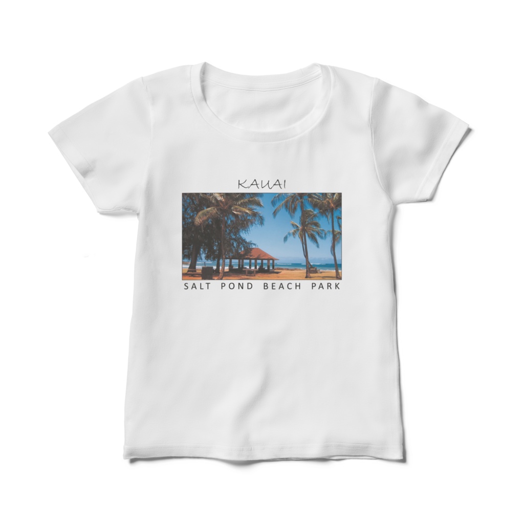 ハワイ・カウアイ島「SALT POND BEACH PARK」:フォトT(レディース)