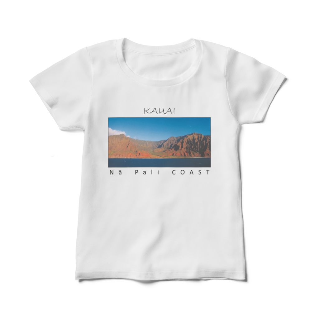 ハワイ・カウアイ島「Na Pali COAST」:フォトT(レディース)