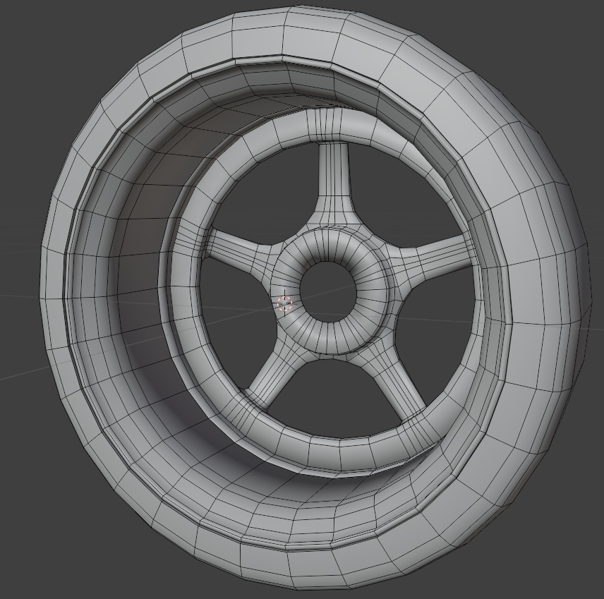 【3Dモデル】LL5 ホイール&タイヤ セット