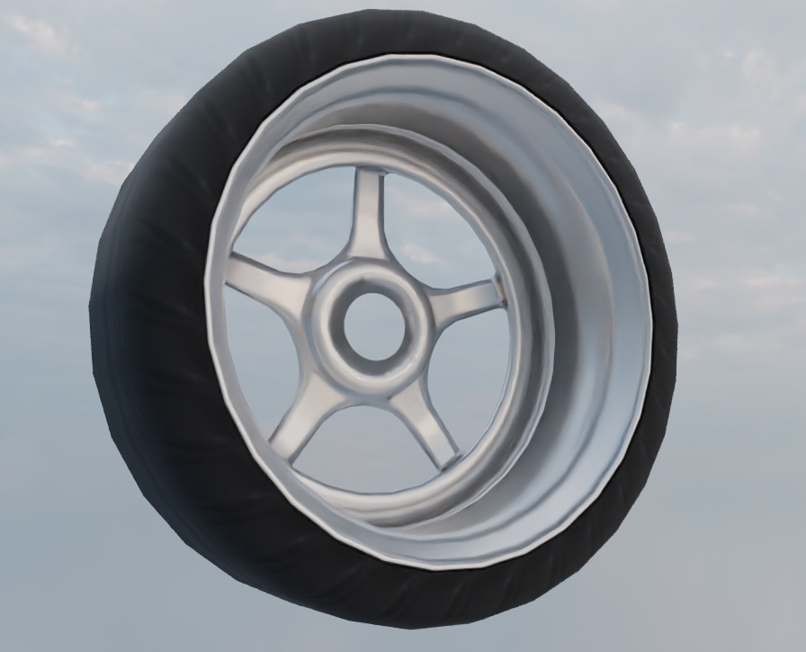 【3Dモデル】LL5 ホイール&タイヤ セット