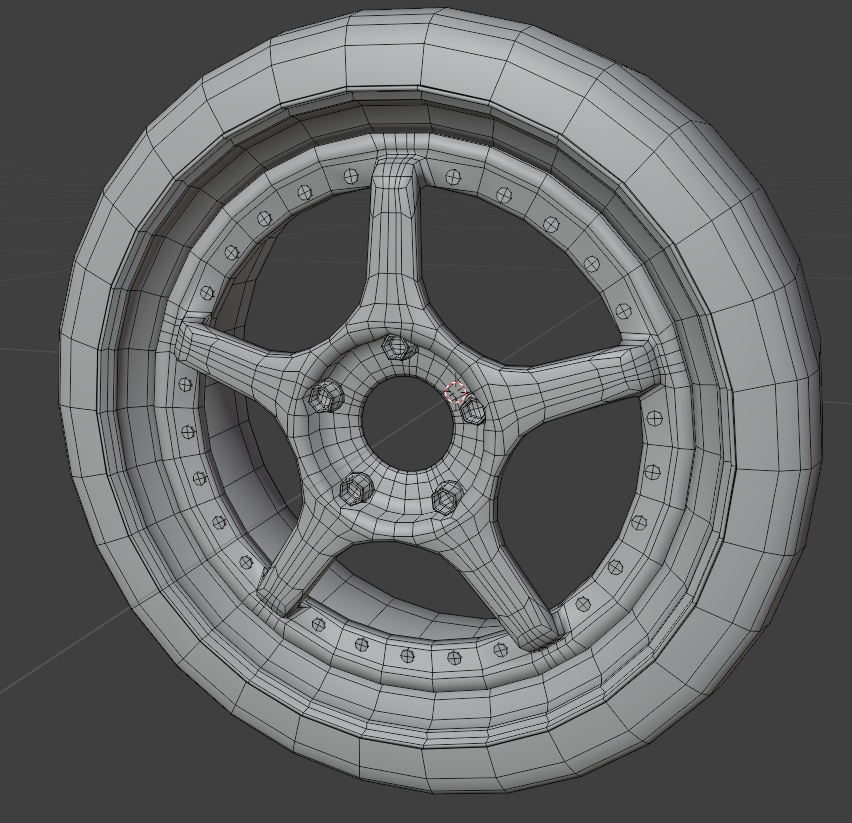 【3Dモデル】LL5 ホイール&タイヤ セット