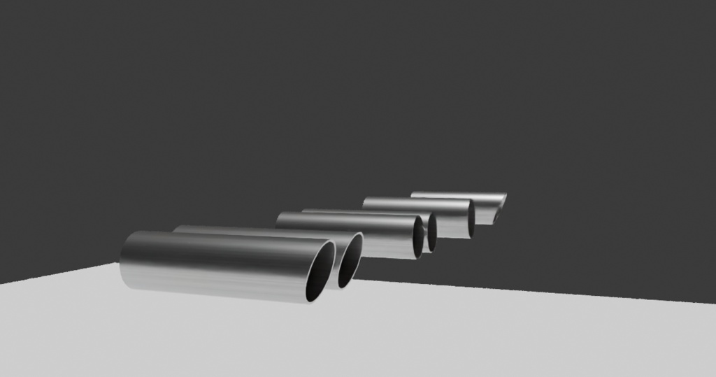 【3Dモデル】car muffler pack