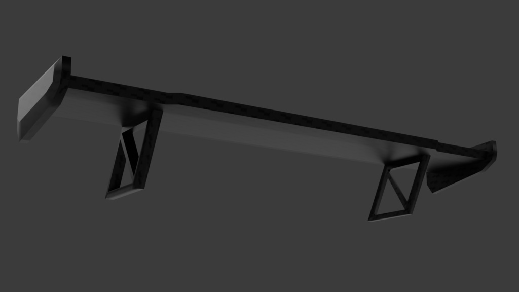 【無料】【3Dモデル】RearWing Pack