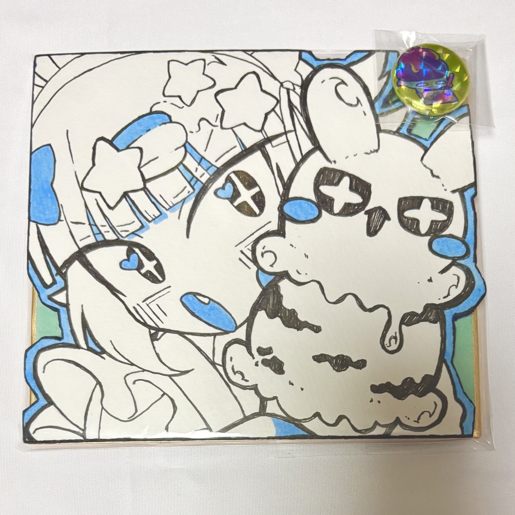 アナログ色紙3