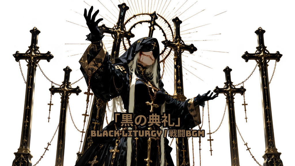 【商用利用OK】Gothic EDM バトルBGM｜BLACK LITURGY -黒の典礼-｜堕ちた聖女・ラスボス戦