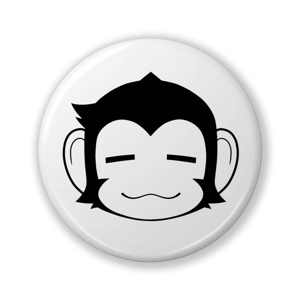 きんにくざる 【缶バッジ】