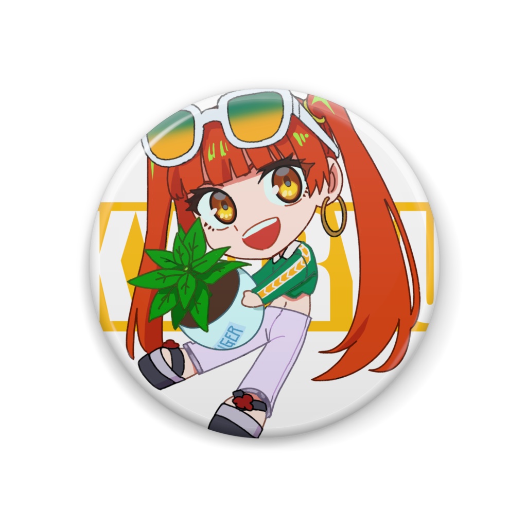 ゴキハン同伴缶バッジ