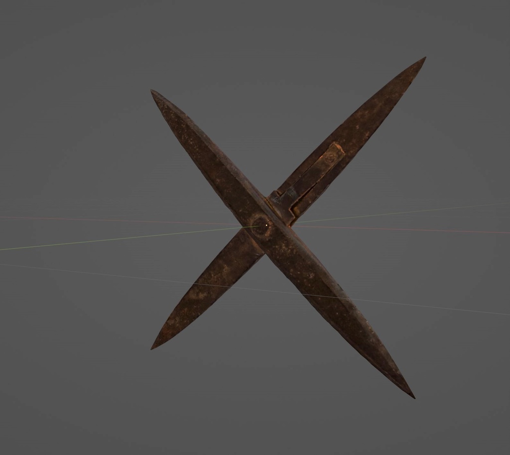 折りたたみ十字手裏剣