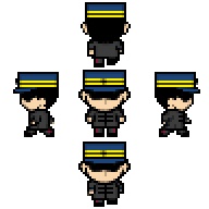 pictSQUARE用アバター【尾形/勇作/尾形少尉IF/勇作上等兵IFで4パターン】