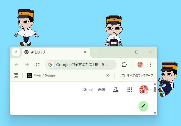【デスクトップマスコット】師団時代の尾形百之助