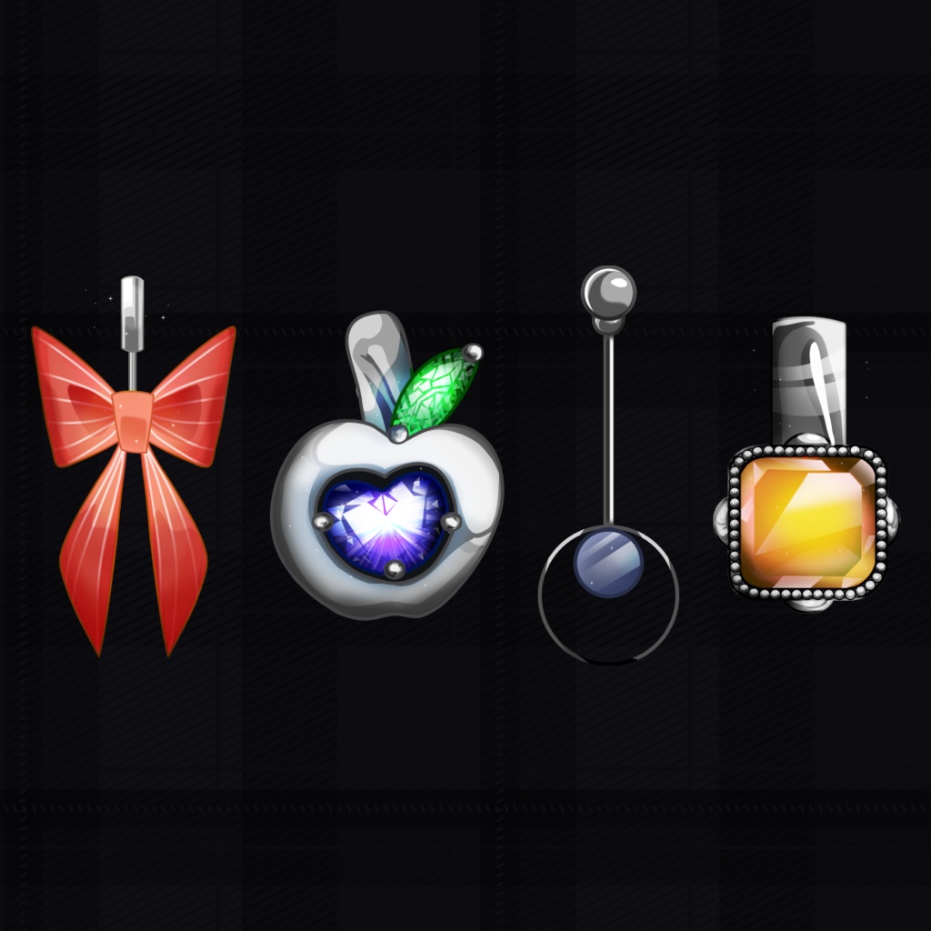 VTuber用 アクセサリー PNG素材パック(20点+PSD)