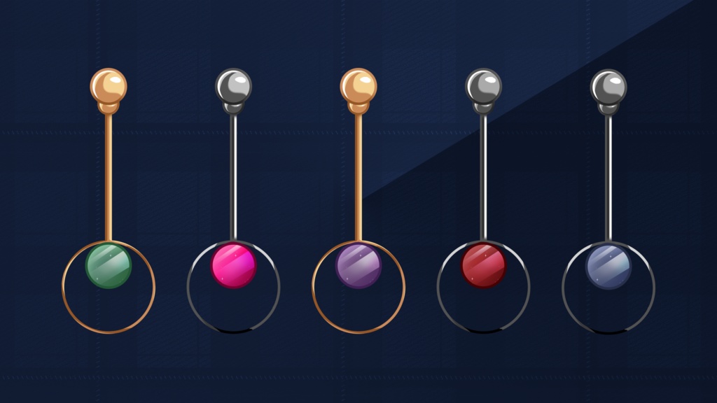 VTuber用 アクセサリー PNG素材パック(20点+PSD)