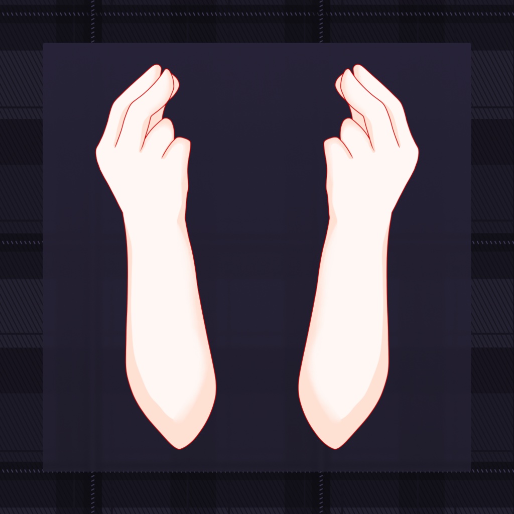 VTuber Hands PNG Pack