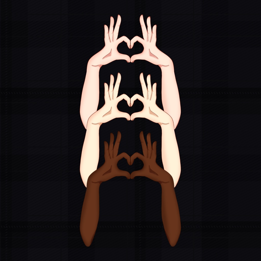 Hands for Vtuber | Youtube| Twitch | Cute | Prop | Pack