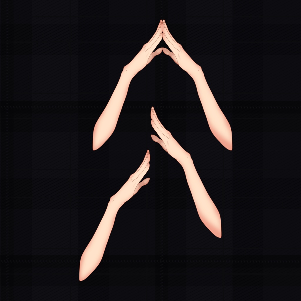 Hands for Vtuber | Youtube| Twitch | Cute | Prop | Pack