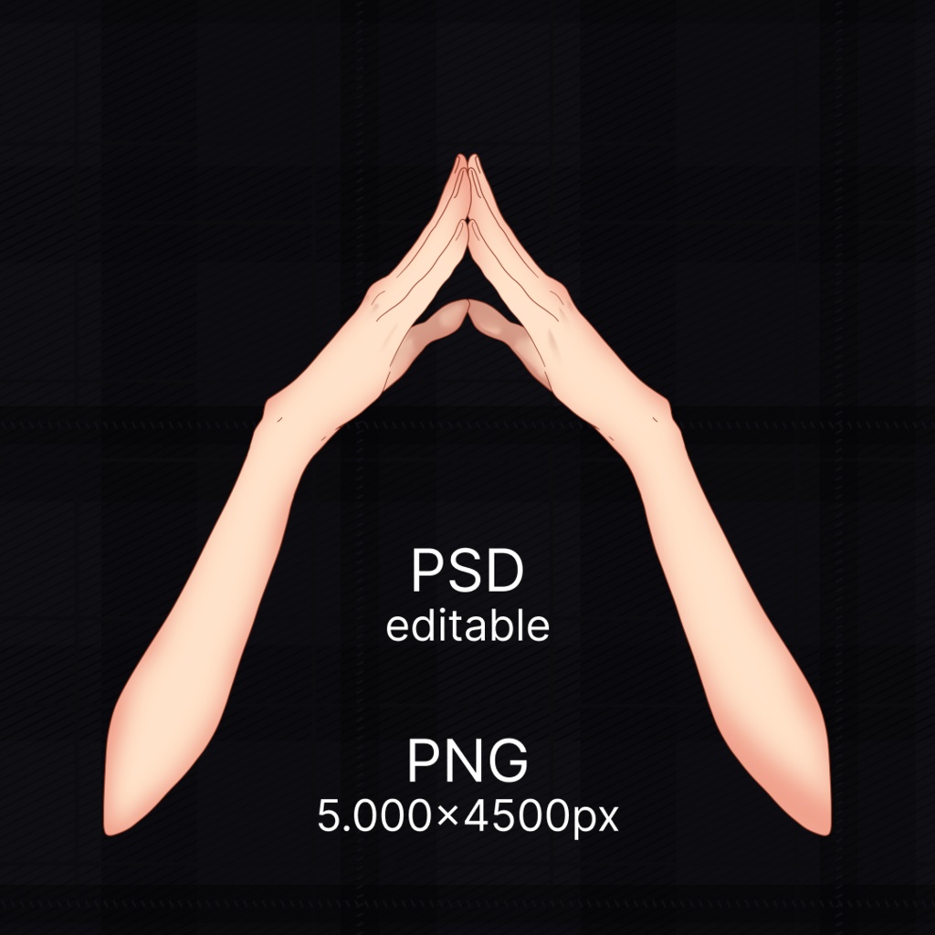 Hands for Vtuber | Youtube| Twitch  | Cute | Prop | Pack