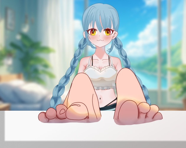 VTuber Feet Pose PNG Pack (PNG + PSD)