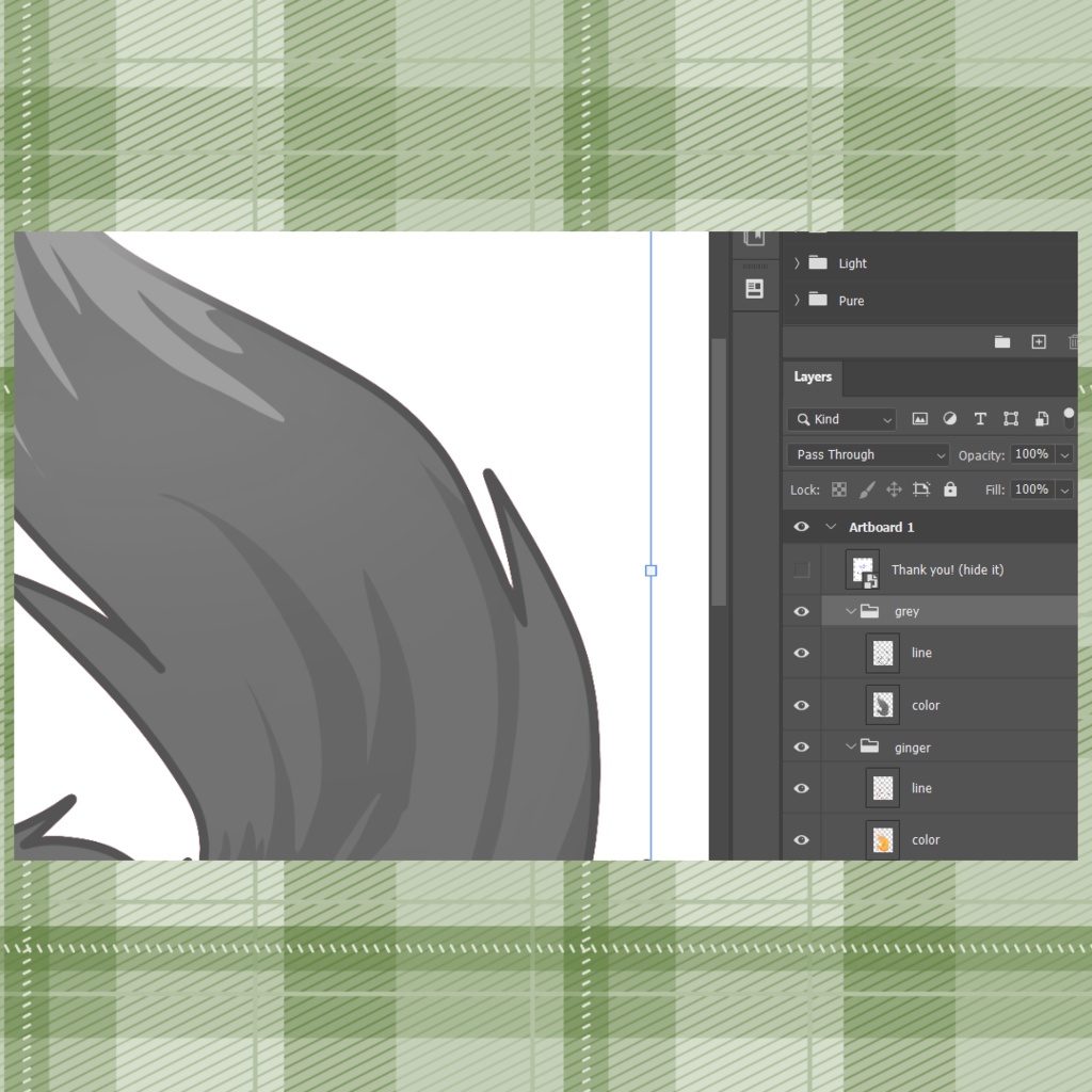 VTuber Tail PNG Pack (6 Variations + Editable PSD)