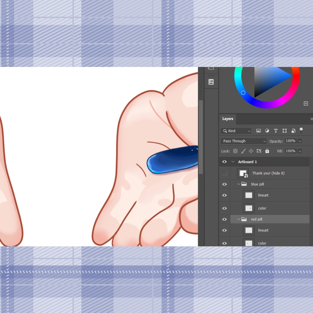 Matrix Choice Hands – PNG + Editable PSD