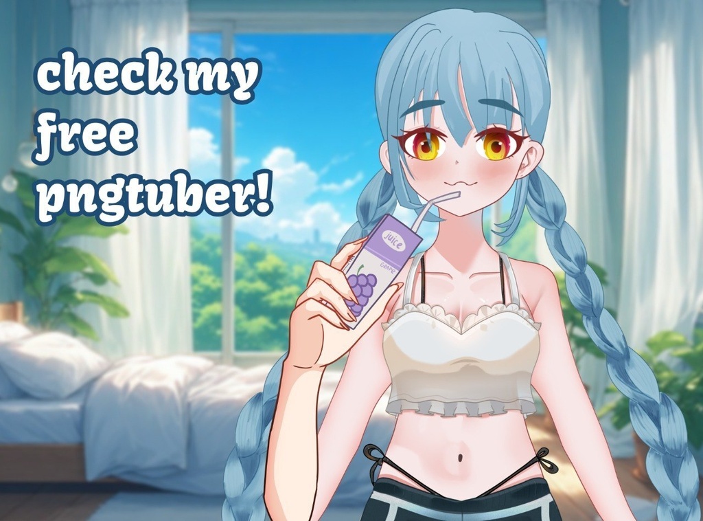 【VTuber素材】ジュースを持つ手ポーズ (PSD + PNG + シークレット特典付き)