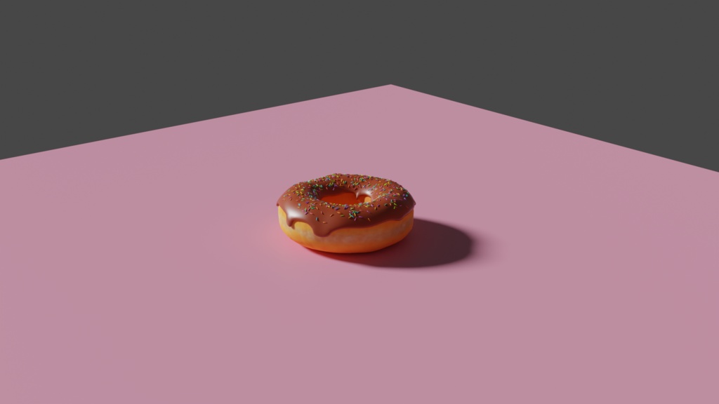 【3Dモデル】ドーナツ(FBX+Unity)