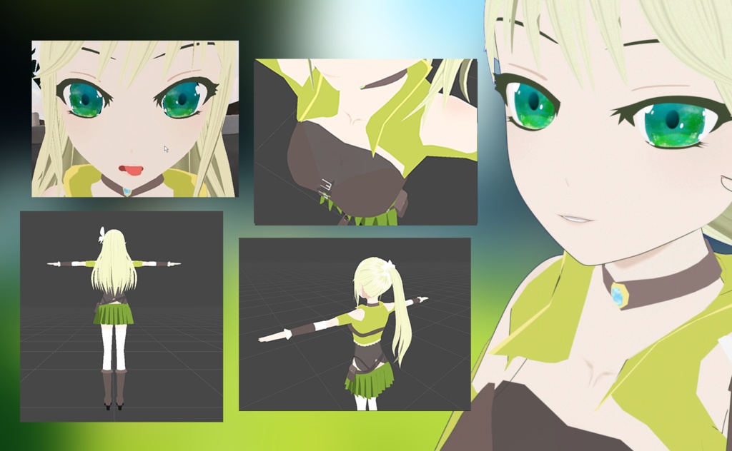 【VRC設定済みアバター】エルフィリア