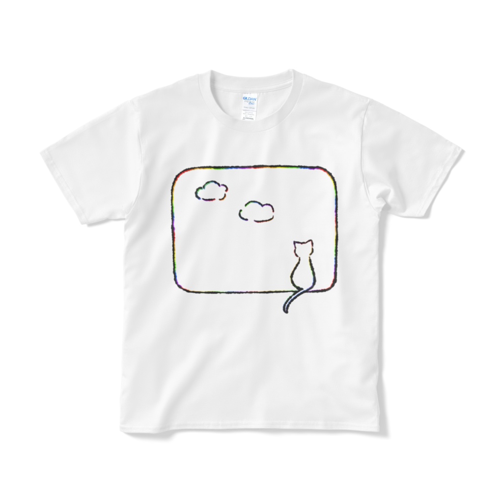 シャドウ猫Tシャツ【オリジナル】