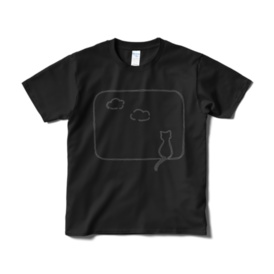 黒猫Tシャツ【オリジナル】