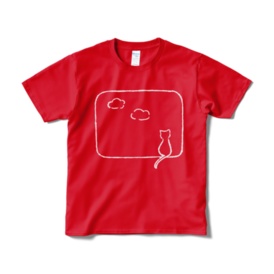 白猫Tシャツ【オリジナル】