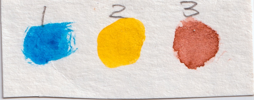 【透明水彩原画】花とセーラー服-13【3色縛り】