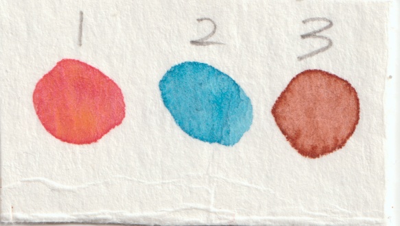 【透明水彩原画】花とセーラー服-14【3色縛り】