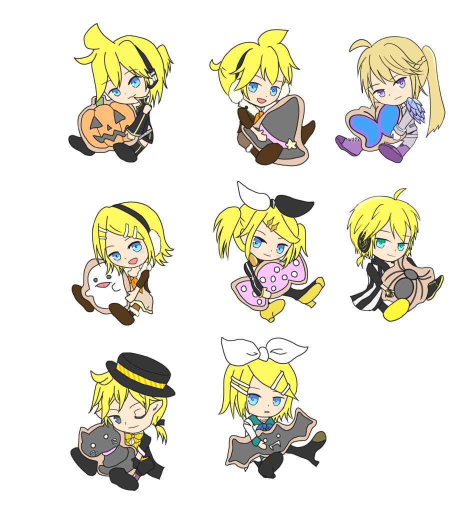 繋がるアクリルストラップ（モジュみね）