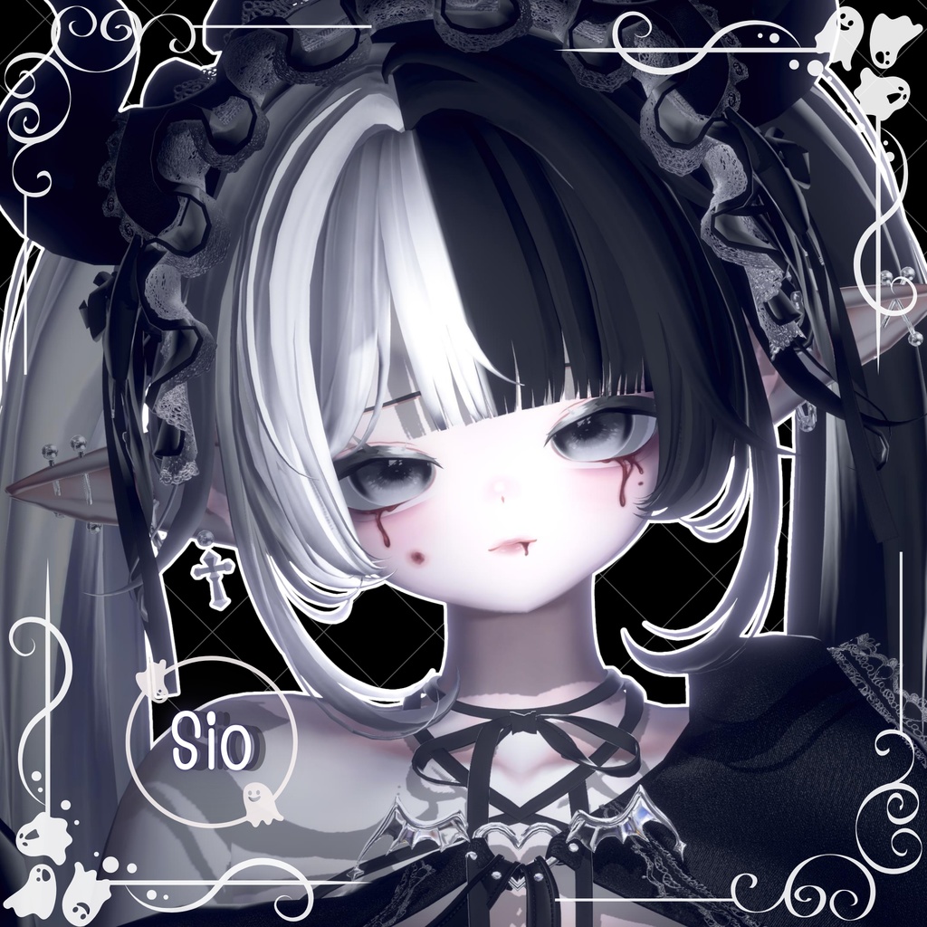 ［tears of blood］makeup texture［9アバター対応］ 缩略图 6