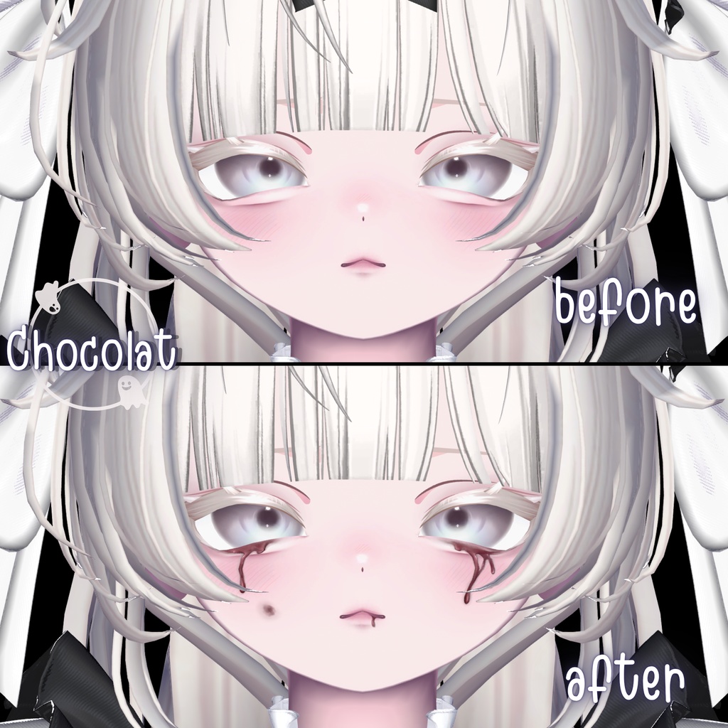 ［tears of blood］makeup texture［9アバター対応］ 缩略图 13