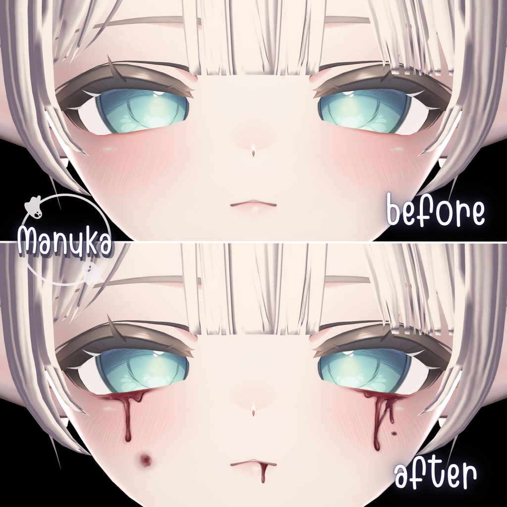 ［tears of blood］makeup texture［9アバター対応］ 缩略图 14